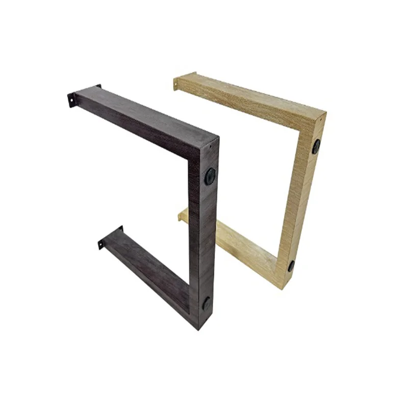 Waterproof Wood Grain Pattern & Custom Colors with Durable Iron Table Rack