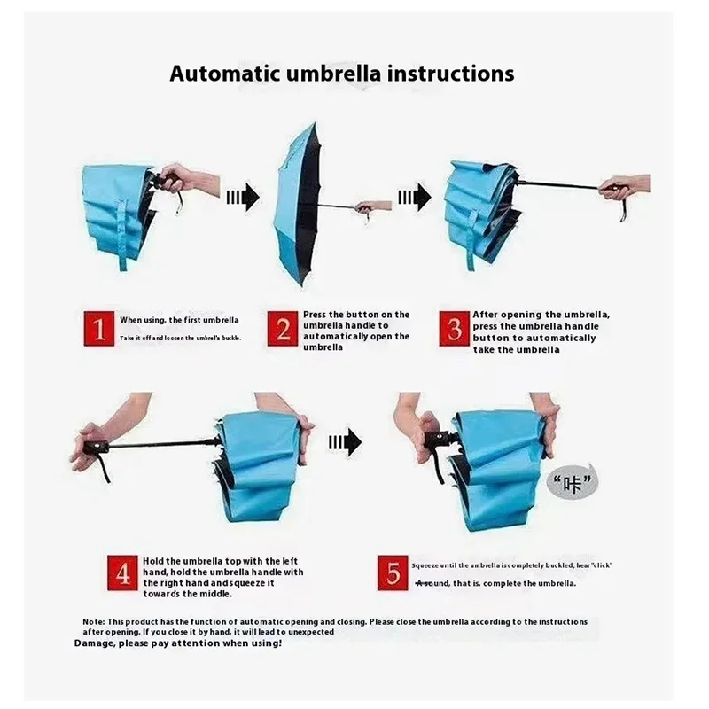 For LYNK&CO 03 06 900 09 08EM-P 01 06EM-P Z20 Z10 09EM-P 05 Hatchback Car Automatic Folding Windproof Sunshade Umbrella