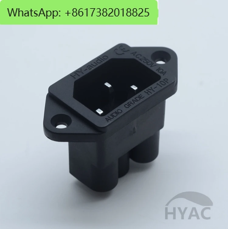 

Cold Treated HY-10P Solder Free, Copper Gold Plated/Rhodium Plated AC Power Socket IEC