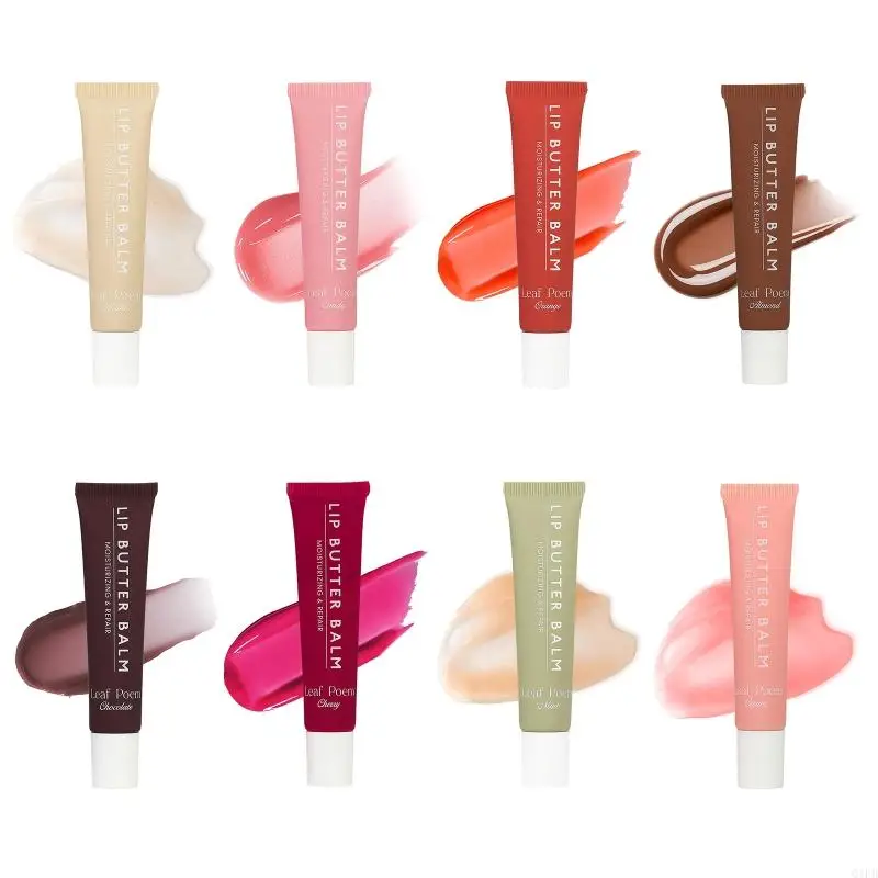 Q1FB Tinted Lip Butters Balm Hydrating Conditioning Glossy Finish Daily Use Lip Care