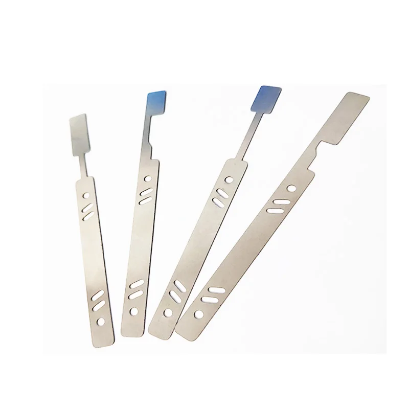 새로운 DIY 4PCS 빈 픽 블레이드 스프링 스테인리스 스틸 직접 만드는 나만의 스타일 키 수리 도구 연습용 열쇠공 도구