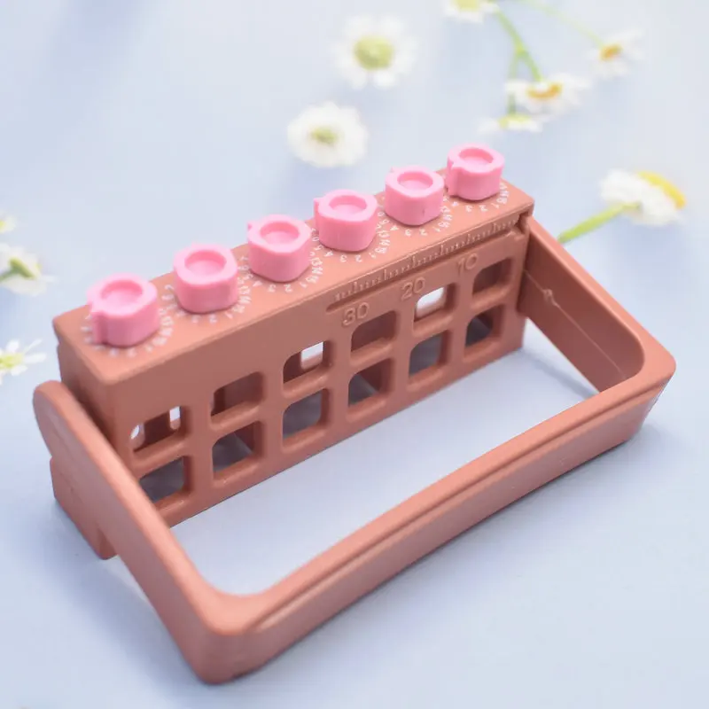 

Dental 6 Holes Autoclavable Root Canal Disinfection tray Case Endo Root Canal Files Dentist Tool