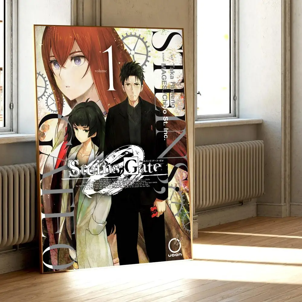 STEINS; GATE Poster Classic Vintage Posters HD Quality Wall Art Retro Posters for Home Room Wall Decor