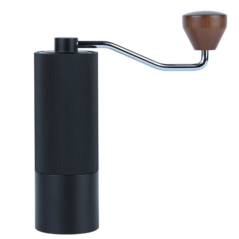 

Premium Aluminum Alloy Coffee Bean Grinder Manual Steel Burr Portable Household Coffee Grinder