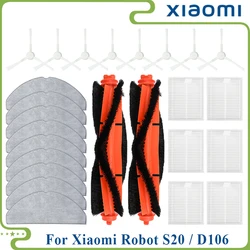 Compatible For ( Xiaomi Robot Vacuum S20 / D106 ) Replacement Parts Accessories Main Side Brush Mop Cloth Filter