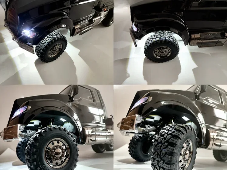 Światła podwozia LED Światła nadkoli 5V dla 1/10 RC Crawler Car Traxxas TRX6 Hauler Diy Parts