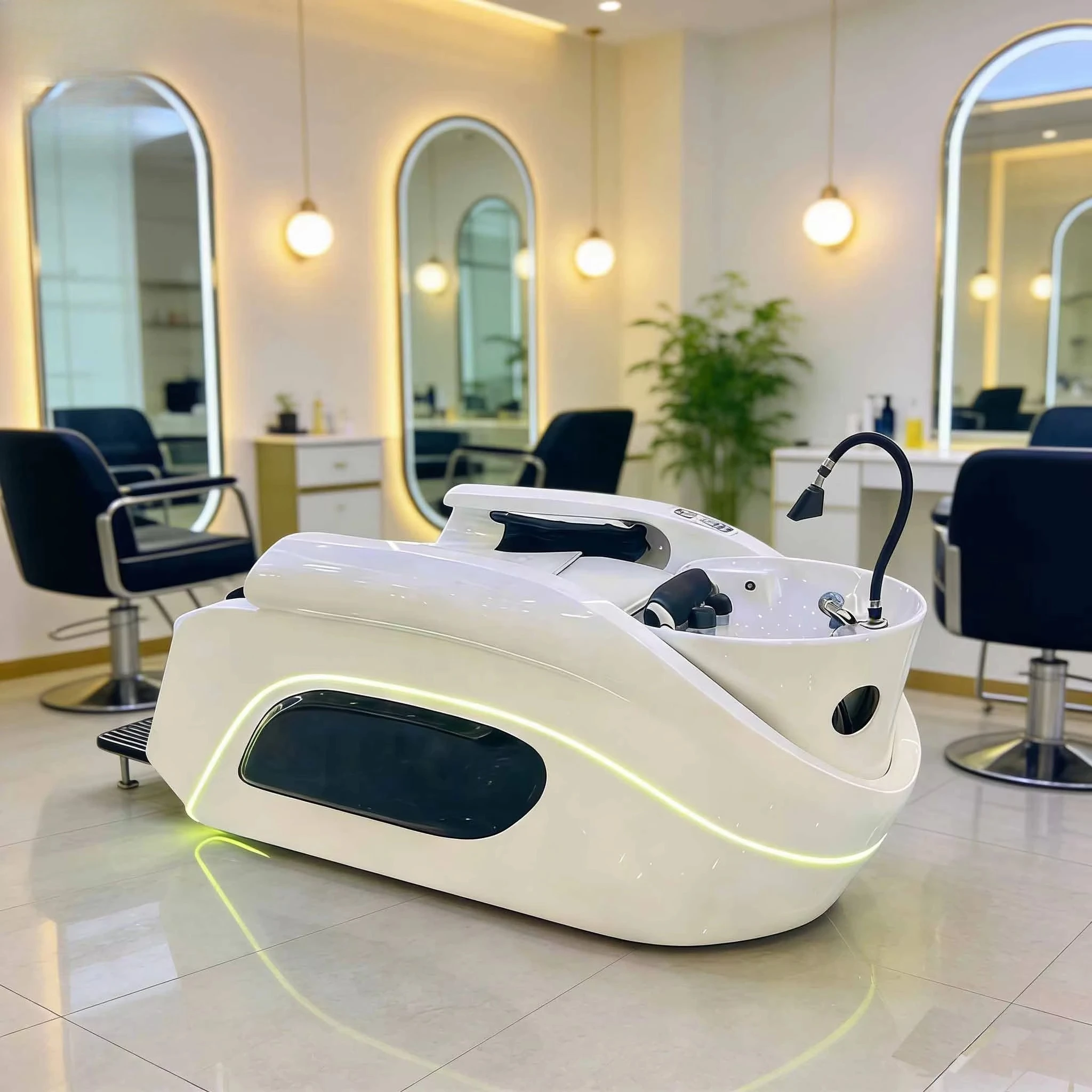 

Профессиональное регулируемое кресло для мытья головы класса люкс