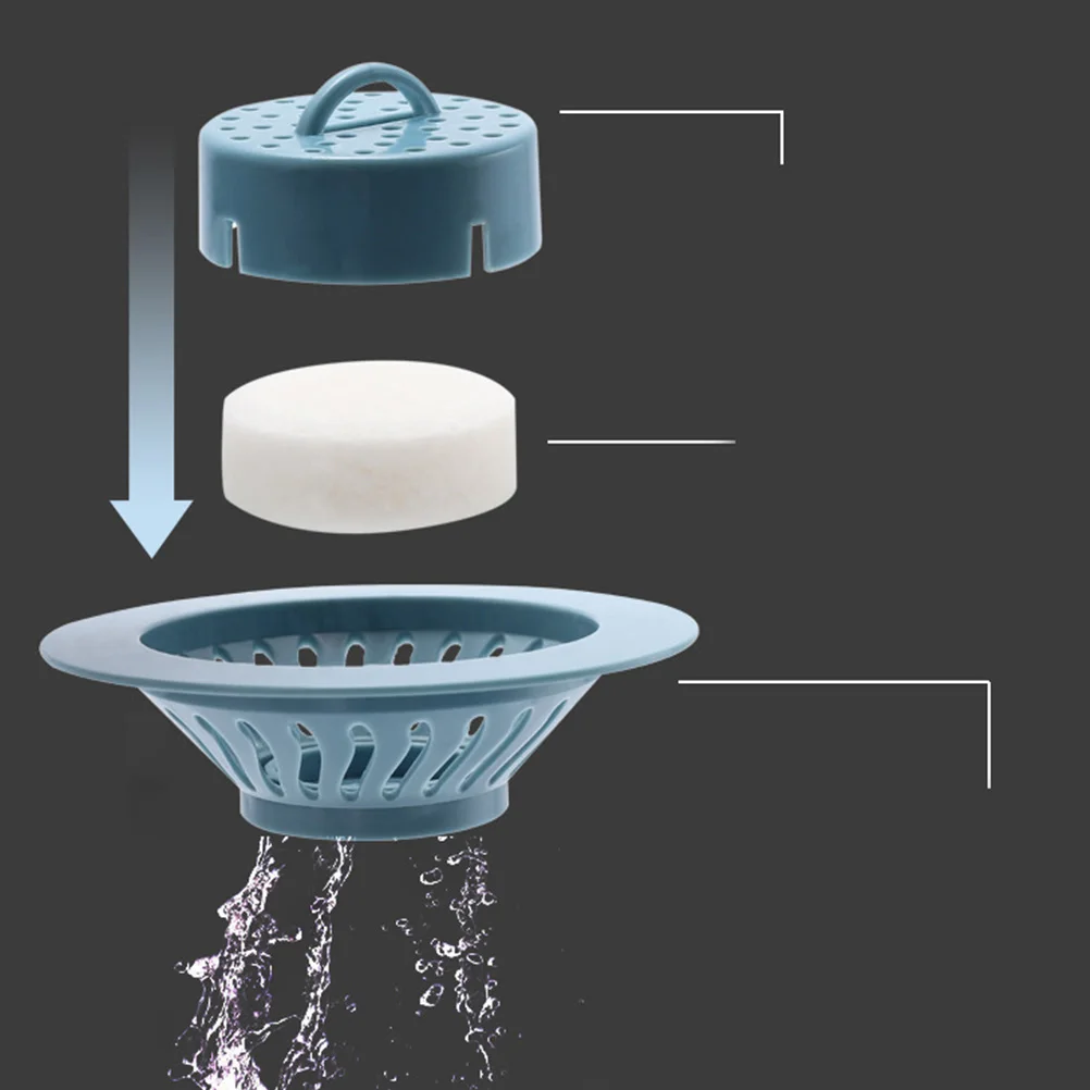 

2Pcs Sink Durable Filter Screen Kitchen Bathroom Waste Basket Perforated Kitchen Sink Strainer Drain Net Water Catcher