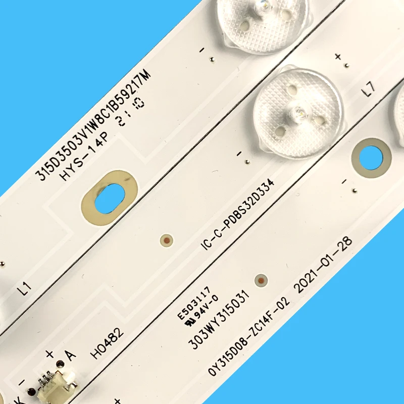 Listwa oświetleniowa LED dla OY315D08-ZC14F-02, 303 wy315031, LE32F50, LE32D51A, LE32D31S, IC-C-PDBS32D334, PDBS32D378