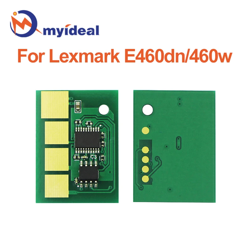 E460 Toner Cartridge Chip For Lexmark E460dn E460w 460dn 460w 460 LE460 Rest Chips Printer 15K