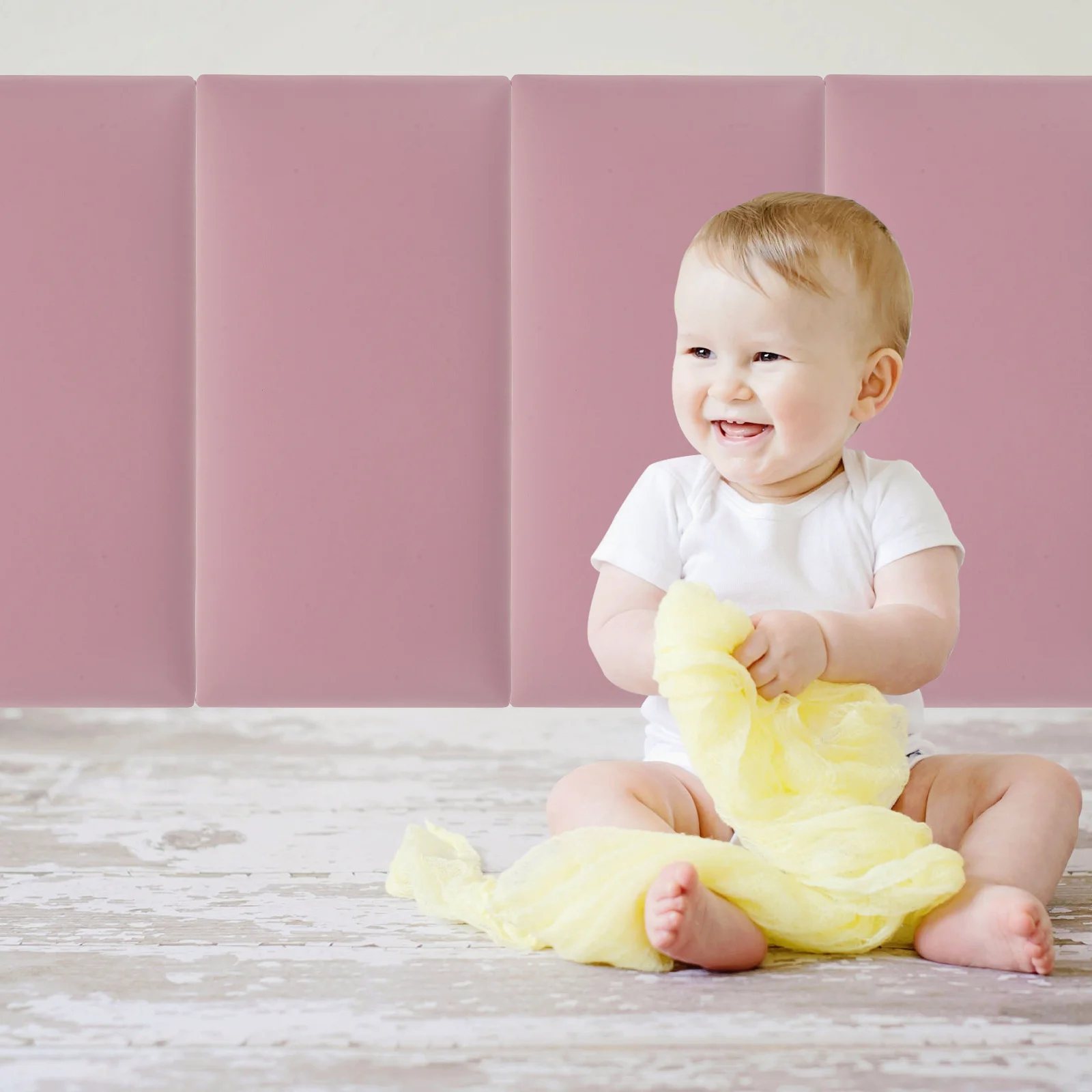 Tappetino da parete anticollisione Imbottitura morbida addensata per la camera dei bambini Sala giochi Decorazioni per la casa Cuscino protettivo da parete Cuscini da comodino