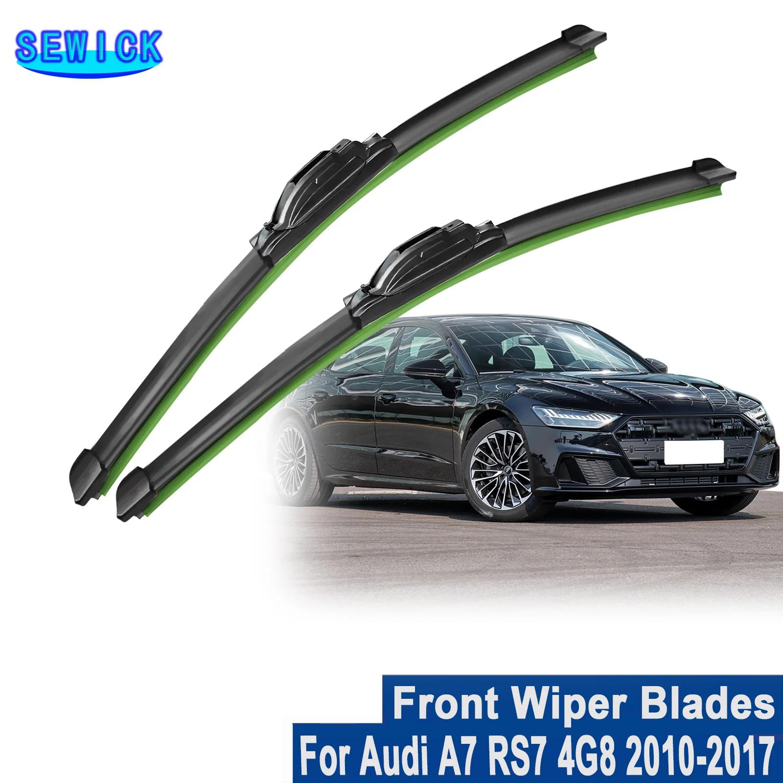 

For Audi A7 RS7 4G8 2010-2017 Car Wiper Soft Rubber Windshield Clean Window Windscreen Auto Parts Car Rain Brushes