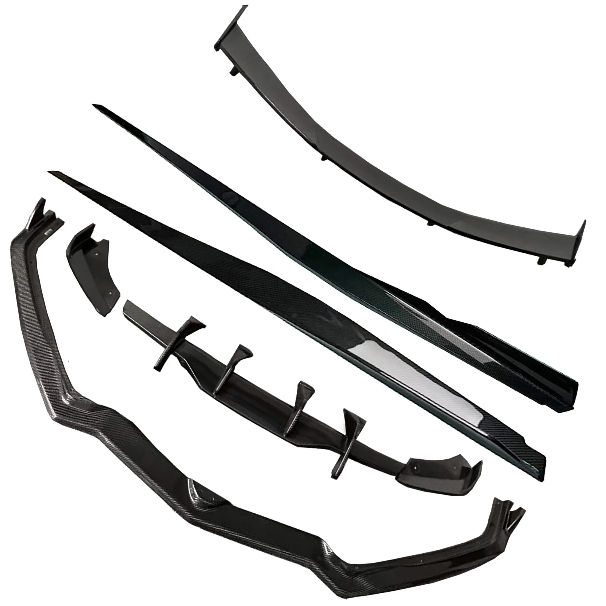 

Z-ART 2020+ C8 Carbon Fiber Tuning Body Kit For Corvette C8 Carbon Fiber Aerokit For Corvette C8 Wind Lip Spoiler