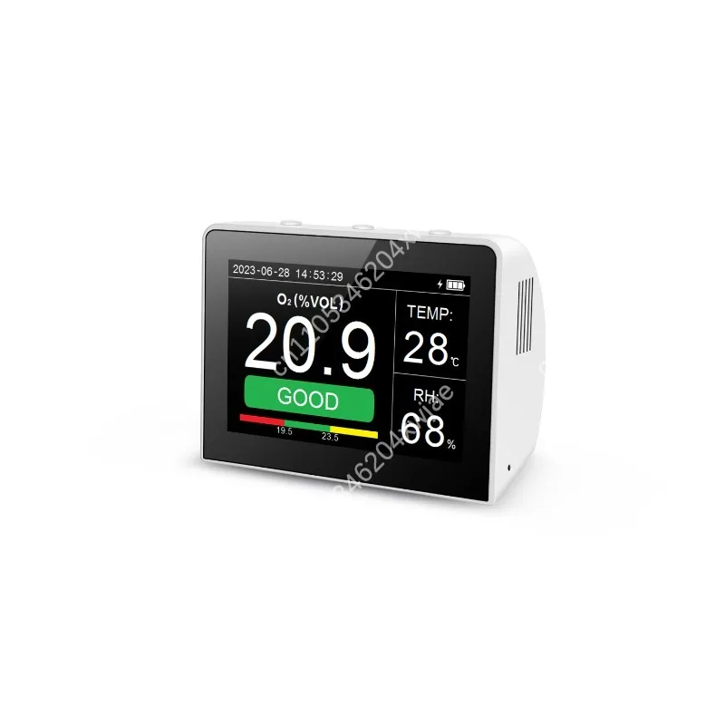 Industrial Gas Detection Meter A8/K6, Multi-Gas Monitor for O2 O3 NH3, Portable Safety Equipment with Display