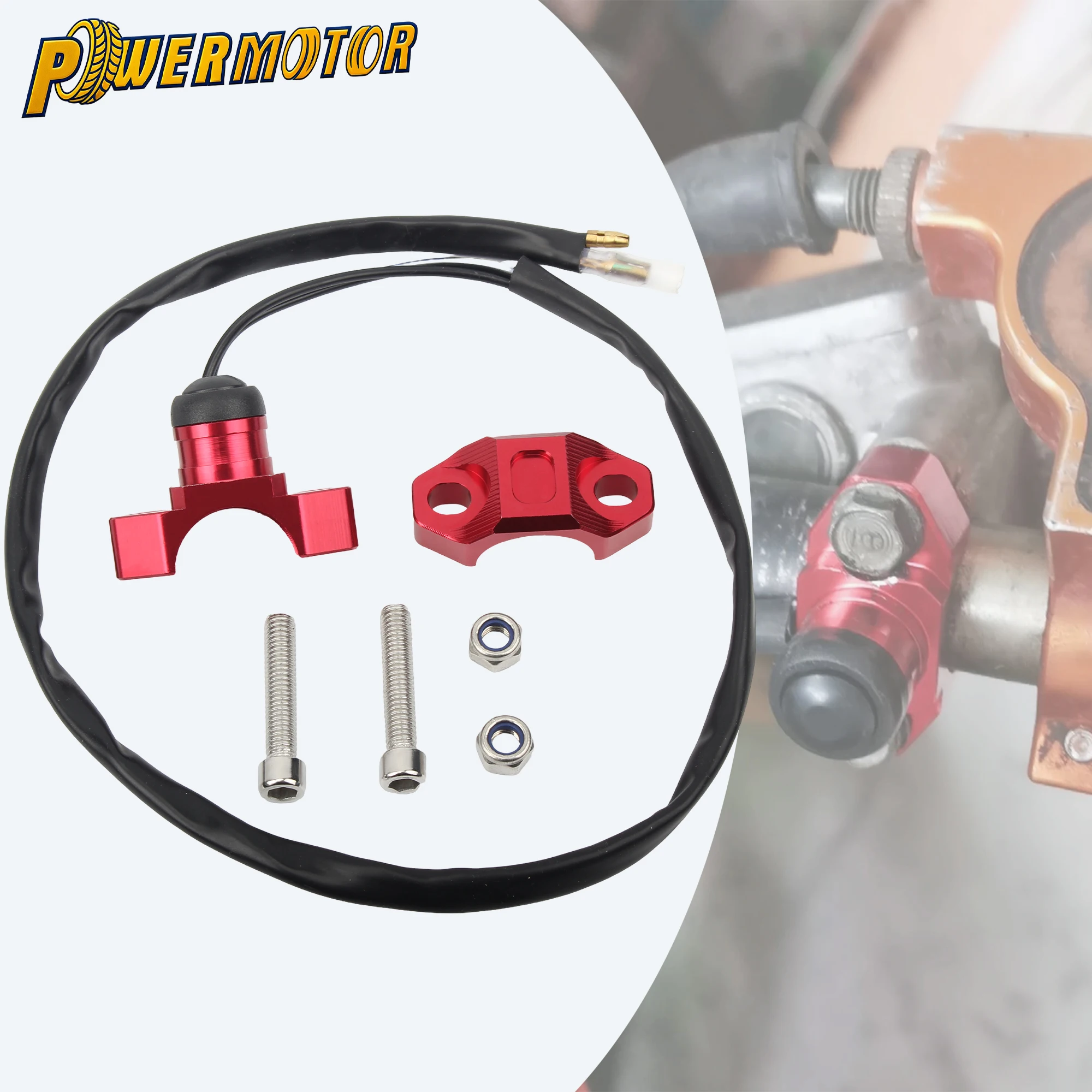 

Momentary Push Button Switch For KTM Motorcycle Engine Stop Start Kill Switch ATV Dirt Bike Universal CNC Aluminum Accessories