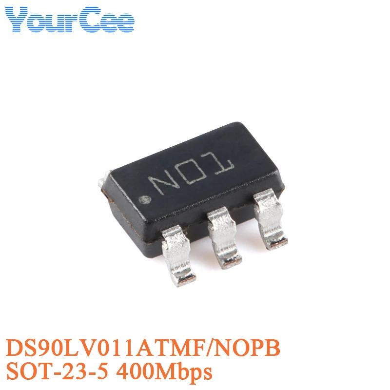 20Pcs/5Pcs DS90LV011ATMF/NOPB SOT-23-5 N01 DS90LV011 DS90LV011ATMF 400Mbps LVDS Single High Speed Differential Driver