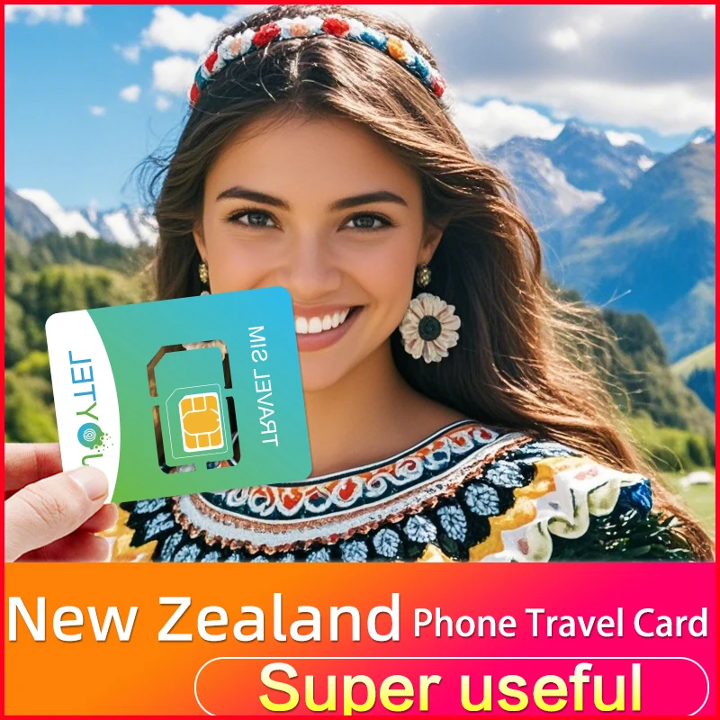 JOYTEL New Zealand SIM Card 4G High Speed Data Internet Mobile Card Australia New Zealand Travel SIM Card Spark Network