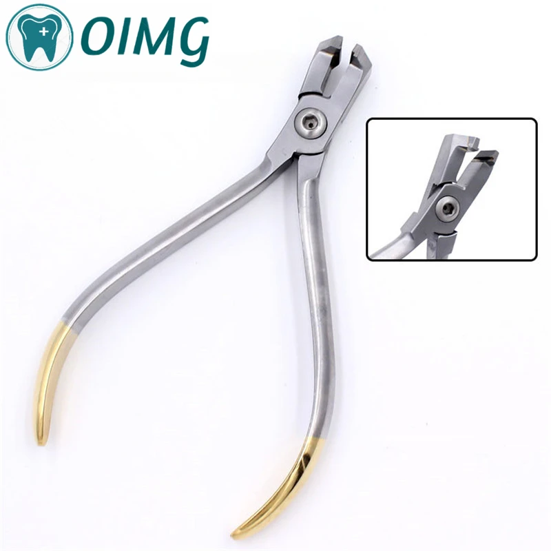 Dental Ligature Cutter Pliers for Orthodontic Wires and Rubber Bands Stainless Steel Dentist Thin Wire Cutter Pliers Instrument