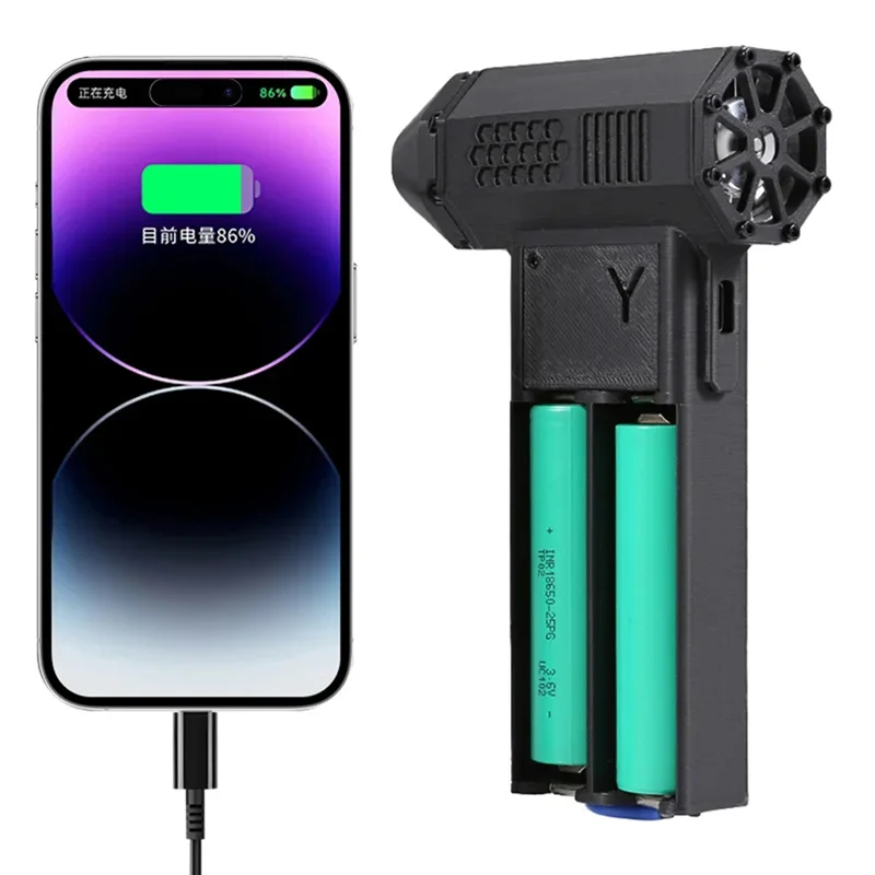 

Car Dryer 130000RPM Reverse Charging Function Dust Type-C Fast Charging Electric Air Duster