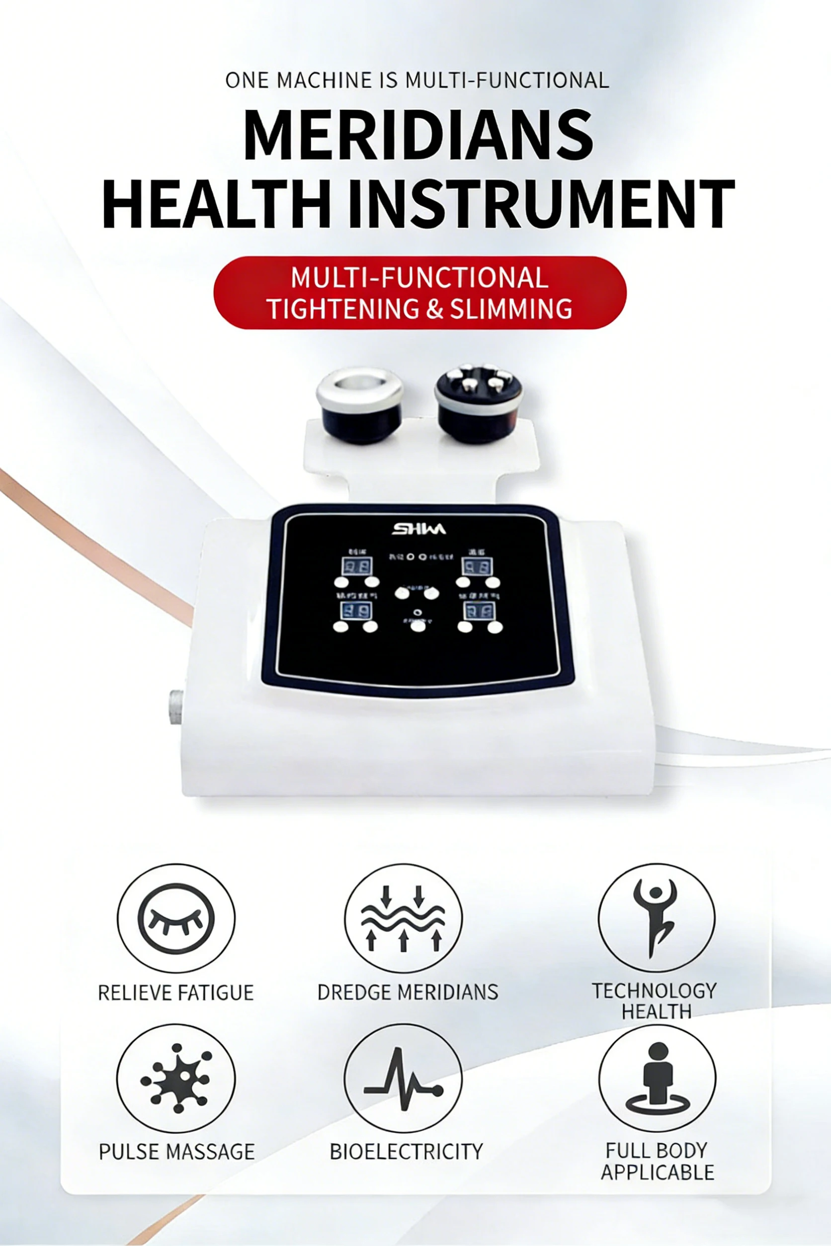 

Электрический массажер для проработки меридианов спины, прибор для массажа всего тела для салонов красоты