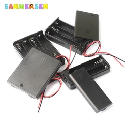 Battery Holder Box With ON-OFF Switch 3V/6V AA/AAA Battery Socket Storage Case Battery Tools For Micro Led Railway Layout Light