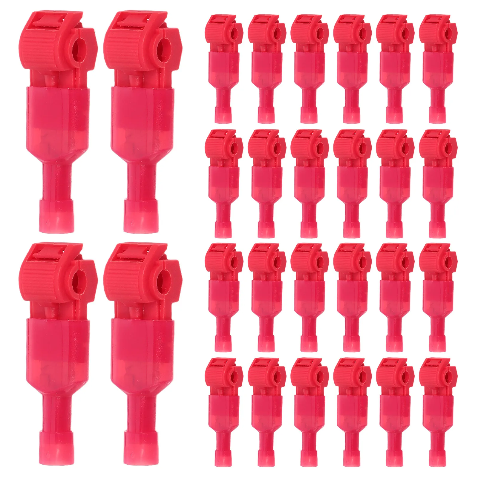 

T-Tap Quick Wire Connectors Insulated Splice Terminals Non-Invasive For Soft Electrical Wiring Home Office Speaker Power