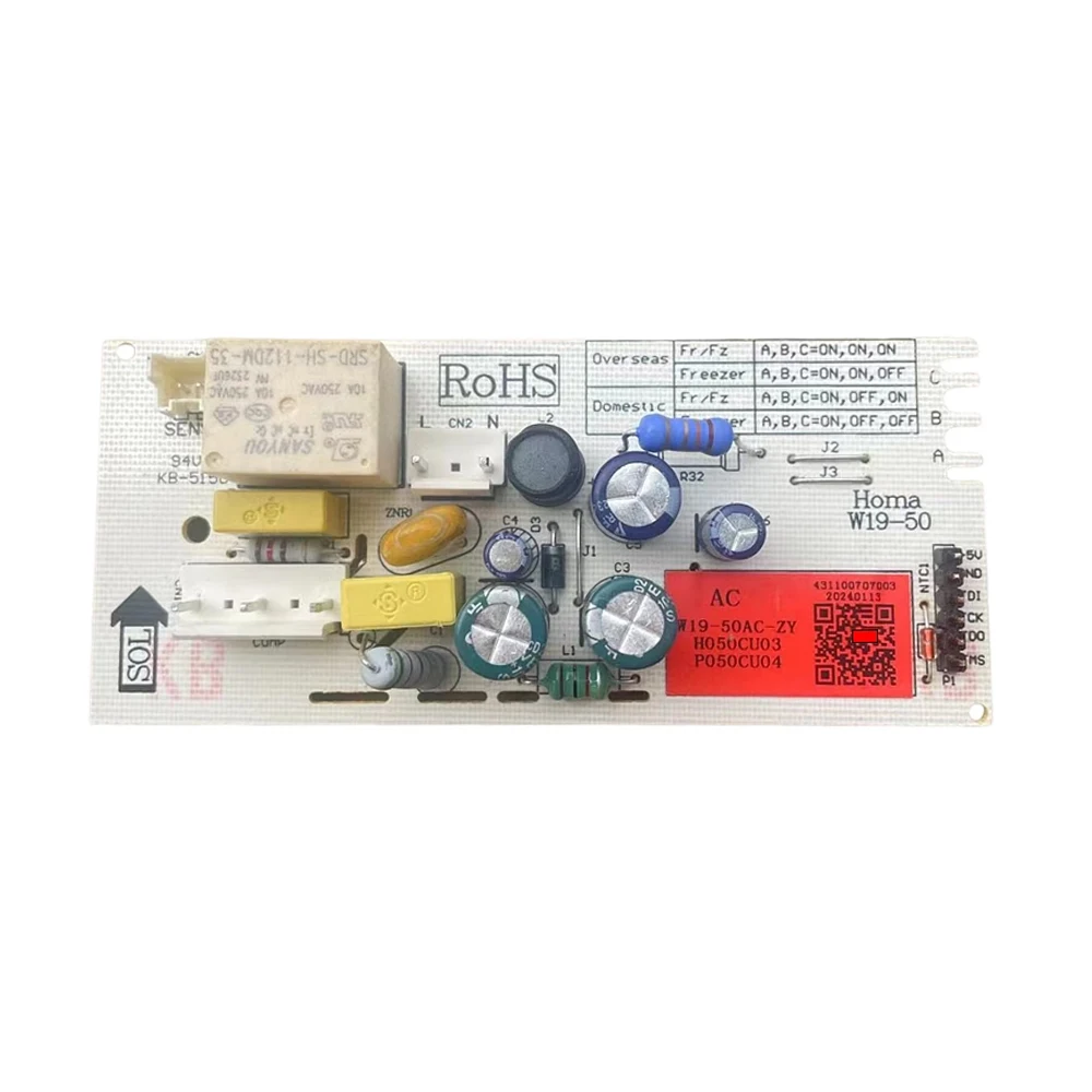 

Refrigerator Motherboard, Control Board, Model Number W19-50AC, W19-50AC-ZY, For Homa, New Original