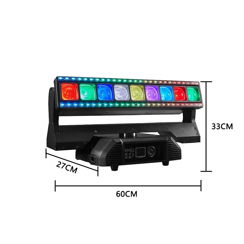 Professional Stage Lighting 9x40w Zoom Beam Bar Disco Dj Party LED Moving Head Stage Lights