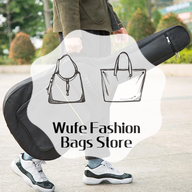 Waterproof Oxford Acoustic Guitar Gig Bag Thick Padded Dual Shoulder Strap Carry Case For Daily Transport Outdoor Performance