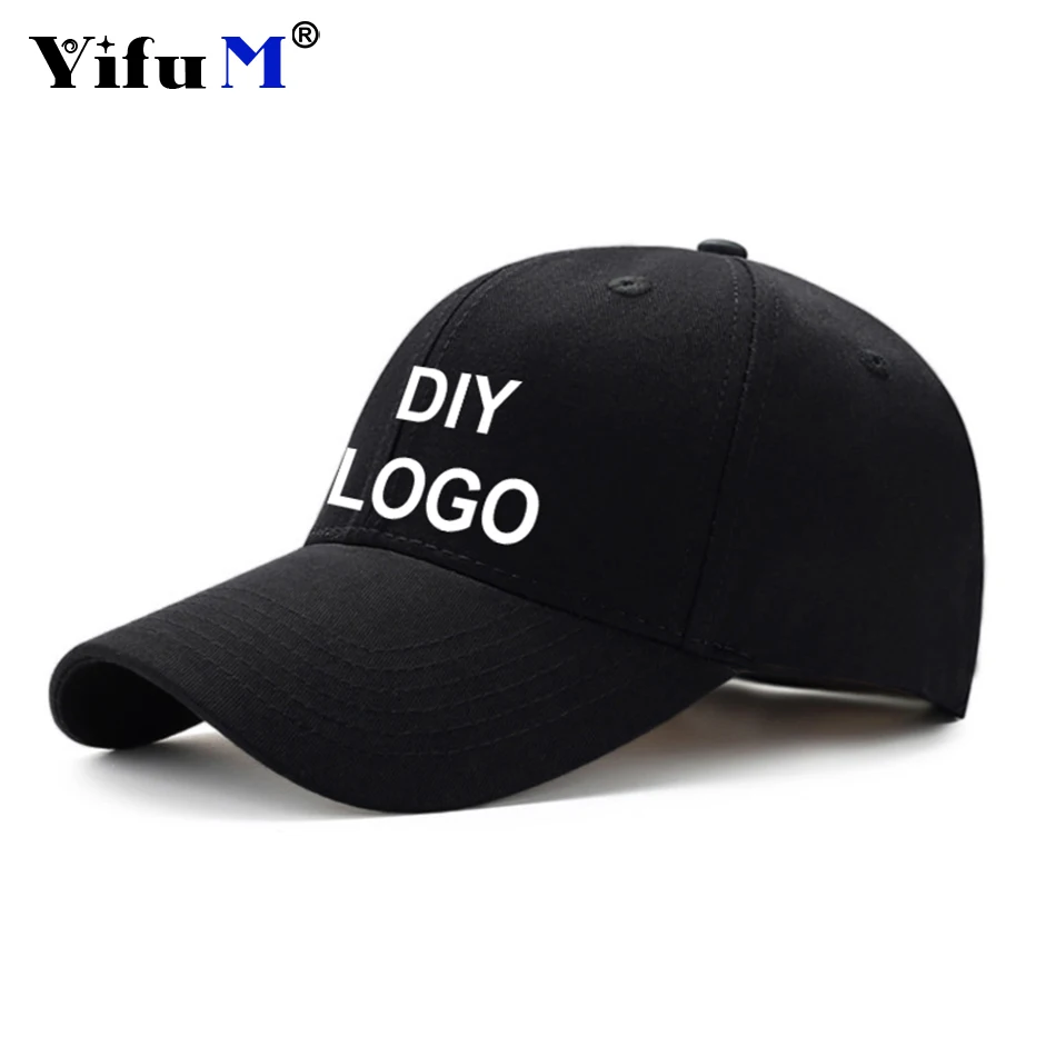 

2024 Custom Logo Baseball Caps For Men Woman Hat DIY Print Men's cap Snapback Embroidery Text Picture Design Trucker Mesh Hat