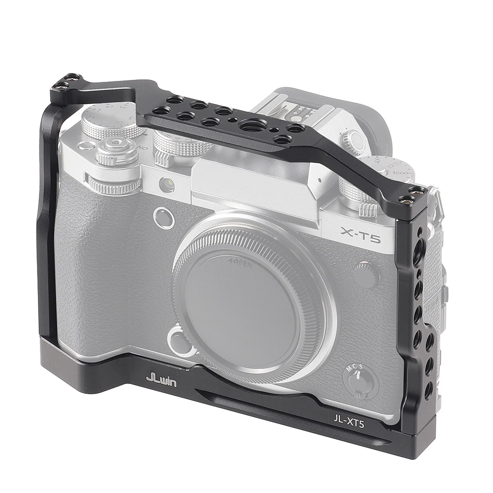 Camera Cage Kit Aluminium For Fuji X-T5 Photography Expansion Frame X-T5 Vertical Shooting L-shaped Plate Camera Accessories