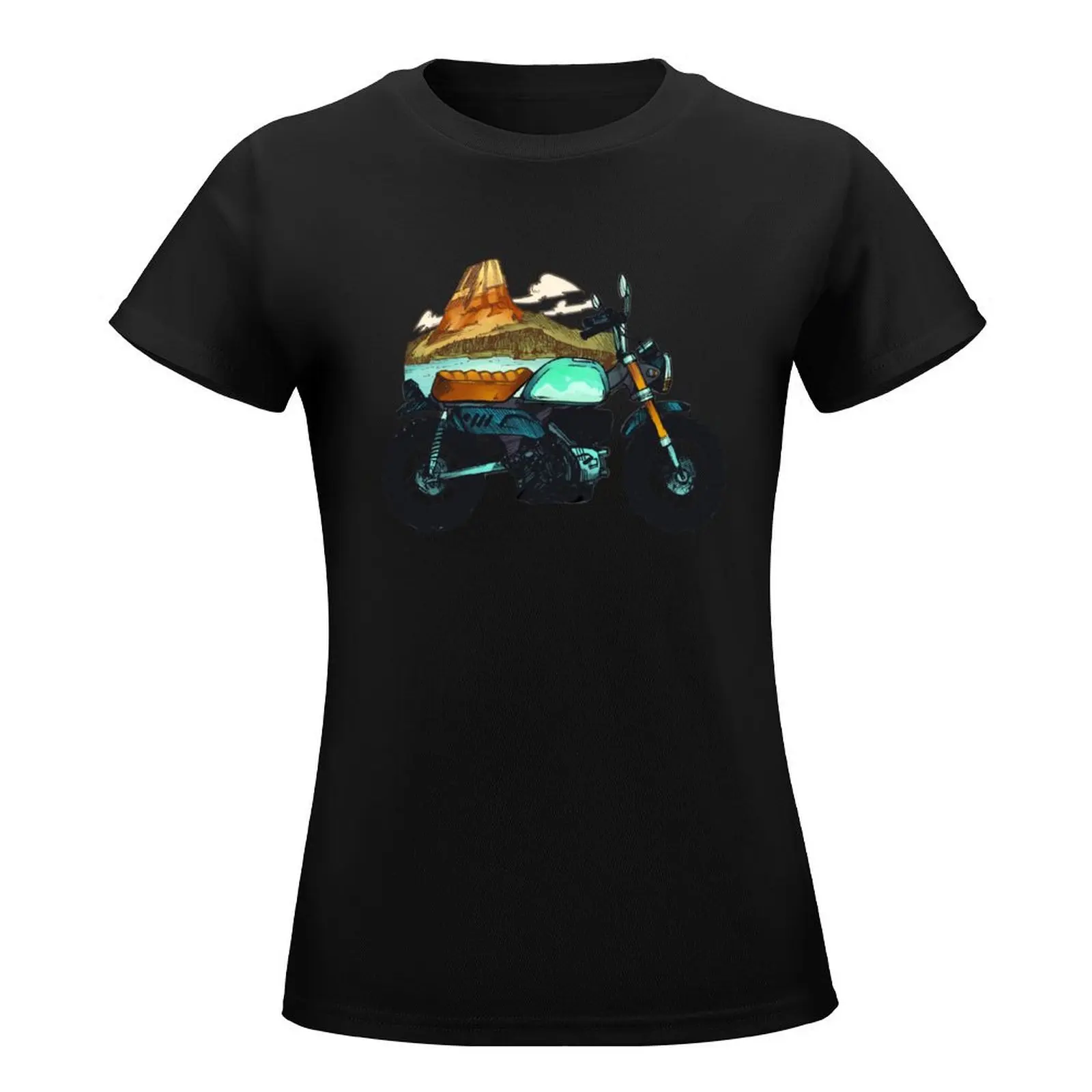 Any Bike is an ADV Bike T-Shirt tops lady clothes cute tops white t-shirt dress for Women sexy