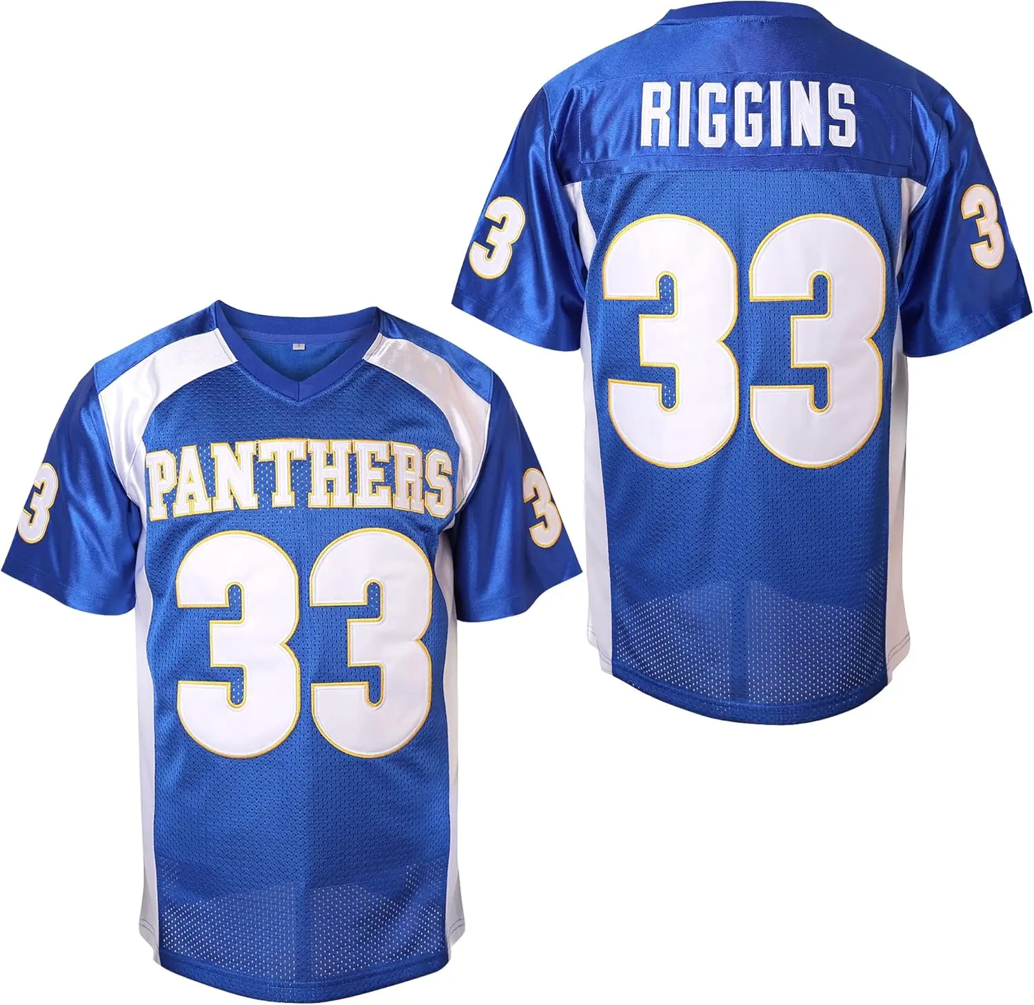 قميص Tim Riggins Jersey 33 Friday Night Lights High School Football للرجال مخيط باللون الأزرق S-3XL