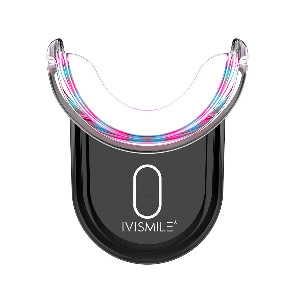 Denta Blue and Red Therapy Portable Mouth Tray Wireless LED Teeth Whitening Light