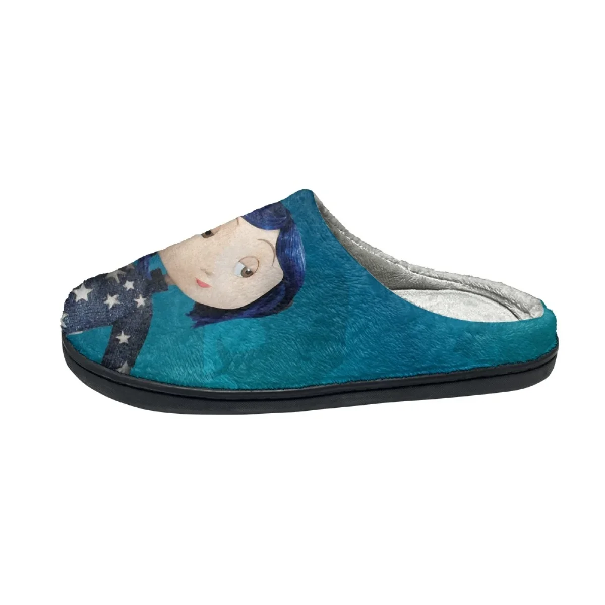 Coraline Anime pantofola in cotone morbido autunno inverno caldo punta chiusa Indoor casa camera da letto scarpe in cotone Sneakers Casual