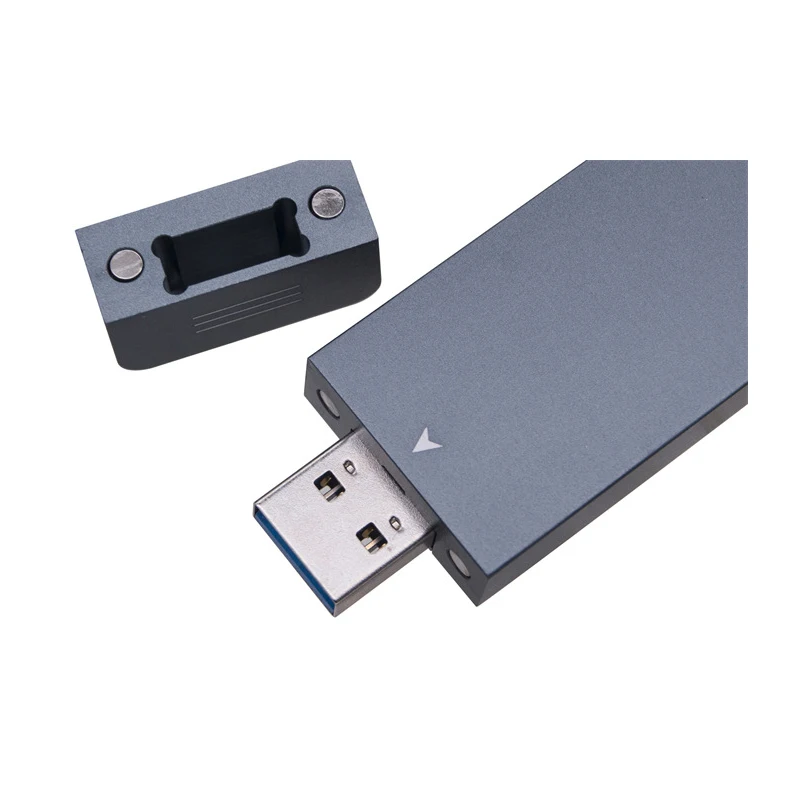 M.2 to USB 3.1 SSD Adapter  Aluminium M.2 Enclosure Box for B+M Key NGFF SATA Solid State Disk M2 SSD Case Adapter SSD Enclosure