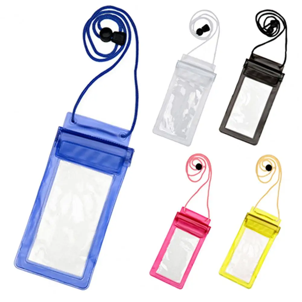 Swimming Diving Waterproof Phone Bag | Clear Touchscreen Dry Pouch for iPhone Samsung