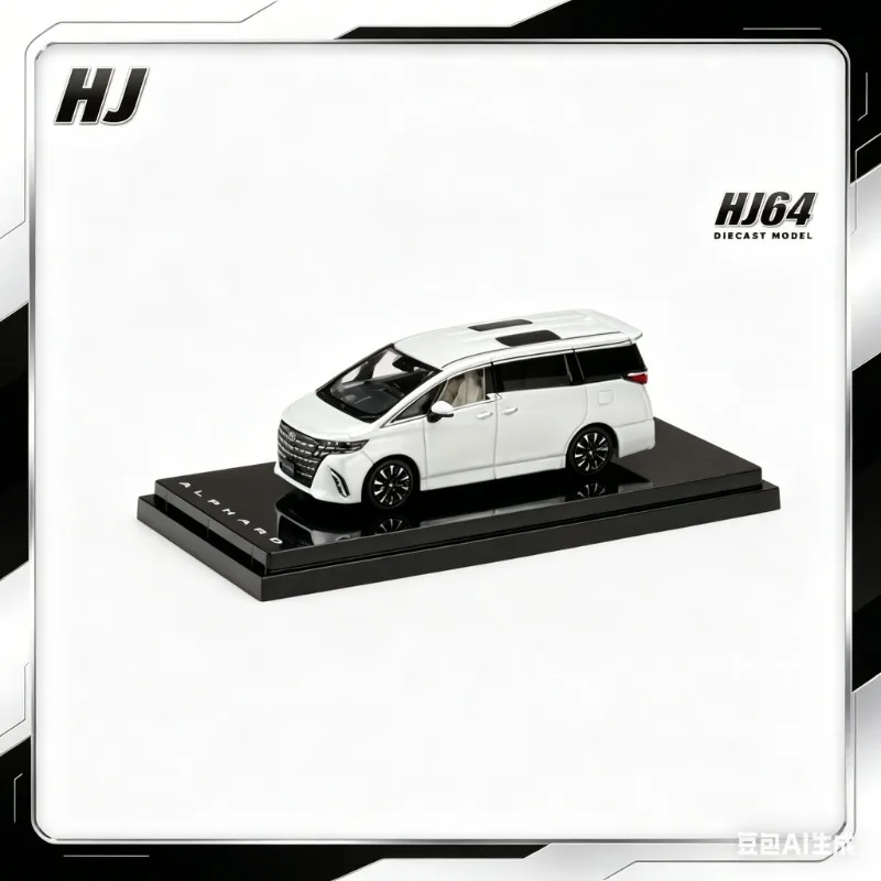 

Hobby JAPAN 1:64 New Model Toyota Alphard Executive Edition Z Alloy Cast Automobile Model, Simulated Static Display Piece.