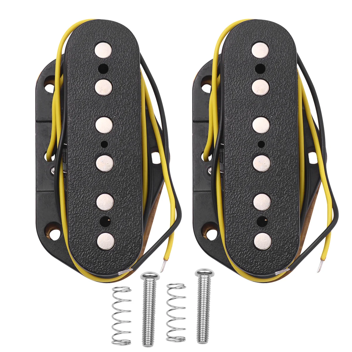 

2Pcs Electric Guitar Double Coil Humbucker Pickups Black Strong Output Perfect Sound for Tl Guitar Double Coil Pickup