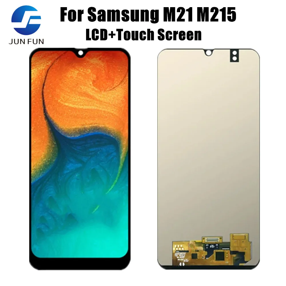 

6.4''Super AMOLED M21 Lcd For Samsung Galaxy M21 2020 LCD M215 Display SM-M215F/DS LCD Screen Touch Sensor Digitizer Assembly