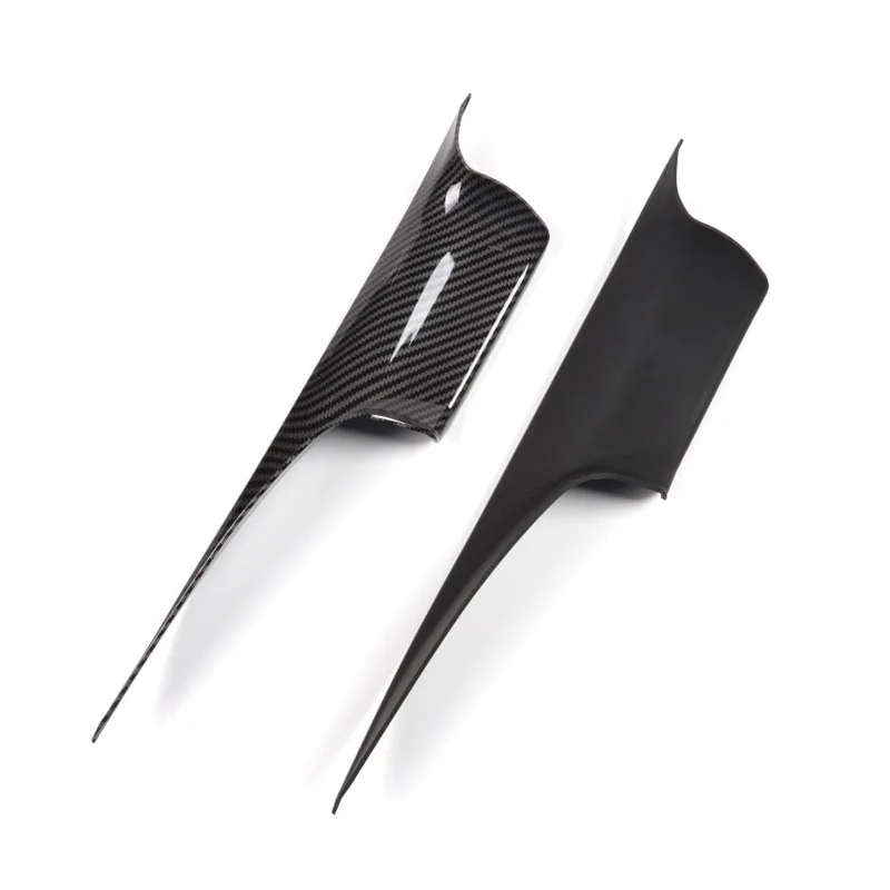 أسود/كربون الجانب الأيسر/الأيمن الباب مقبض داخلي سحب غطاء الناقل 51429151212 51419115501 لسيارات BMW 7 Series F01 F02 2008-2015 #3