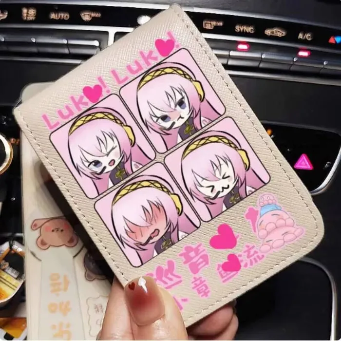 

Anime Megurine Luka Fashion Wallet PU Purse Card Cash Holder Bag Cosplay Gift B2046 Anime