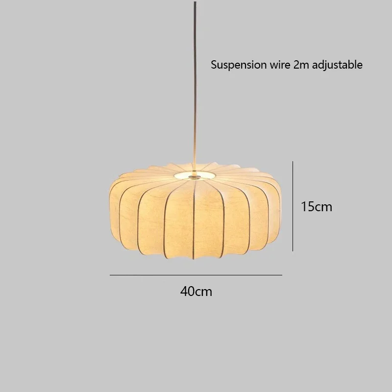 Imagem -06 - Chinês Retro Silk Led Pendant Lamps Creative Home Decor Lustres para Loja de Roupas Bar Iluminação de Mesa Luminária