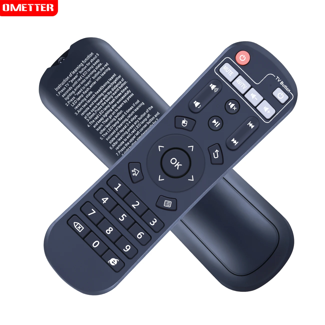 Remote Controller Replacement for EVPAD Precise Control TV Set Top Box Pro 2S 2T Plus Pro+ 2S+