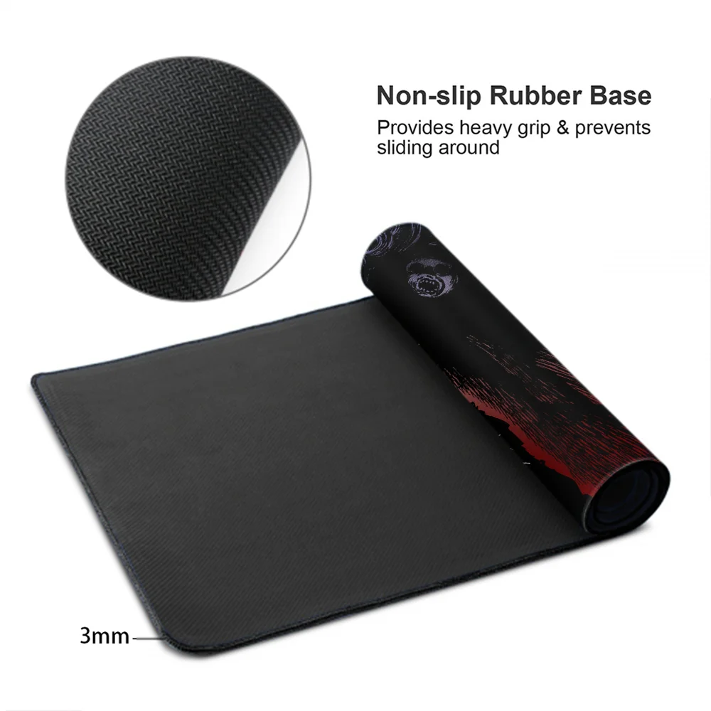 Berserk Mousepad Mouse Pad Extended Gaming Keyboard Mats Large 90x40cm XXL Gamer Mousepad