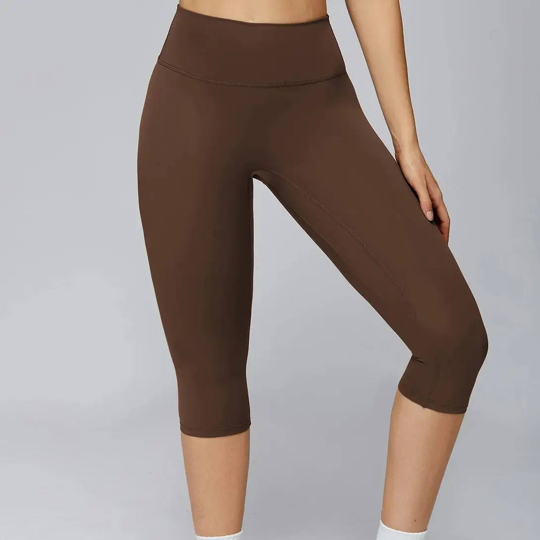 New brushed Women Yoga Shorts High Waist Quick Drying Tight fitting Slimming Shorts Women Running Outdoor fitness Sport Clothing