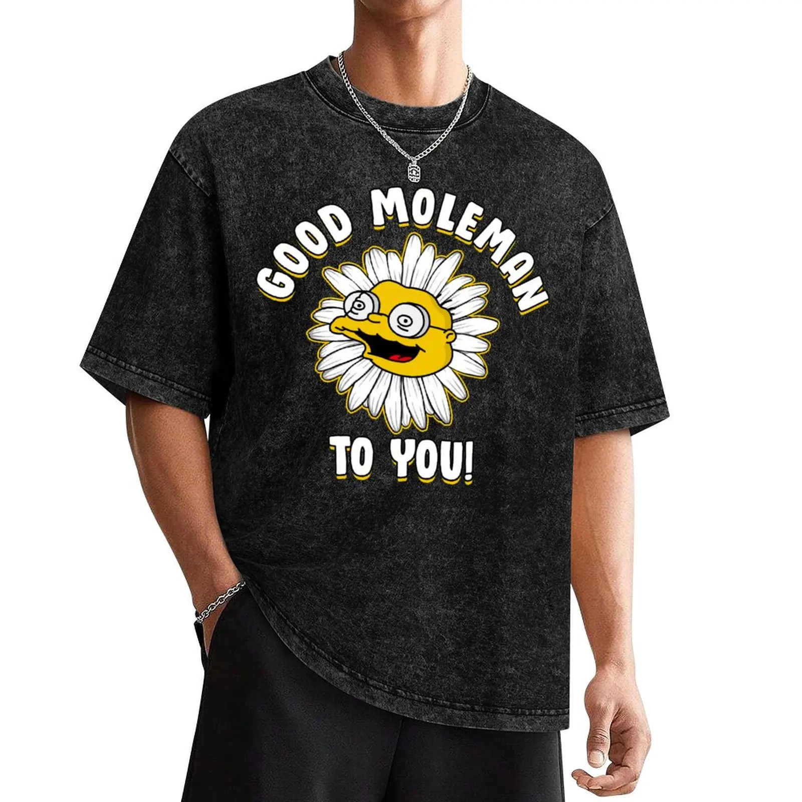 Good Moleman To You T-Shirt oversized graphic tee quick drying sweat blue archive mens vintage t shirts