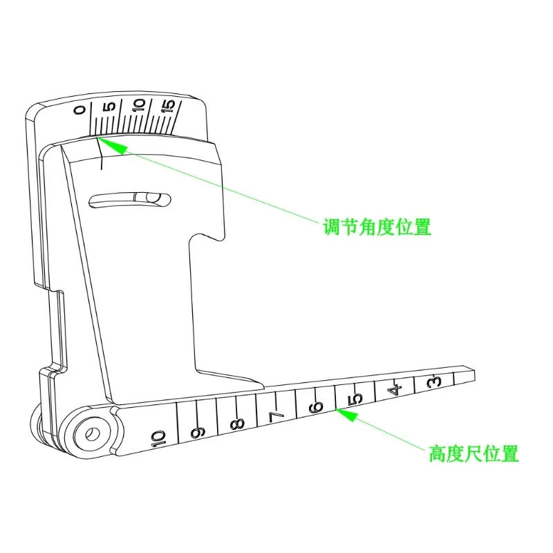 ABXE-RC Model Car Repair Stand 360-Degree Rotatable Adjustable With Integrated Angle Ruler