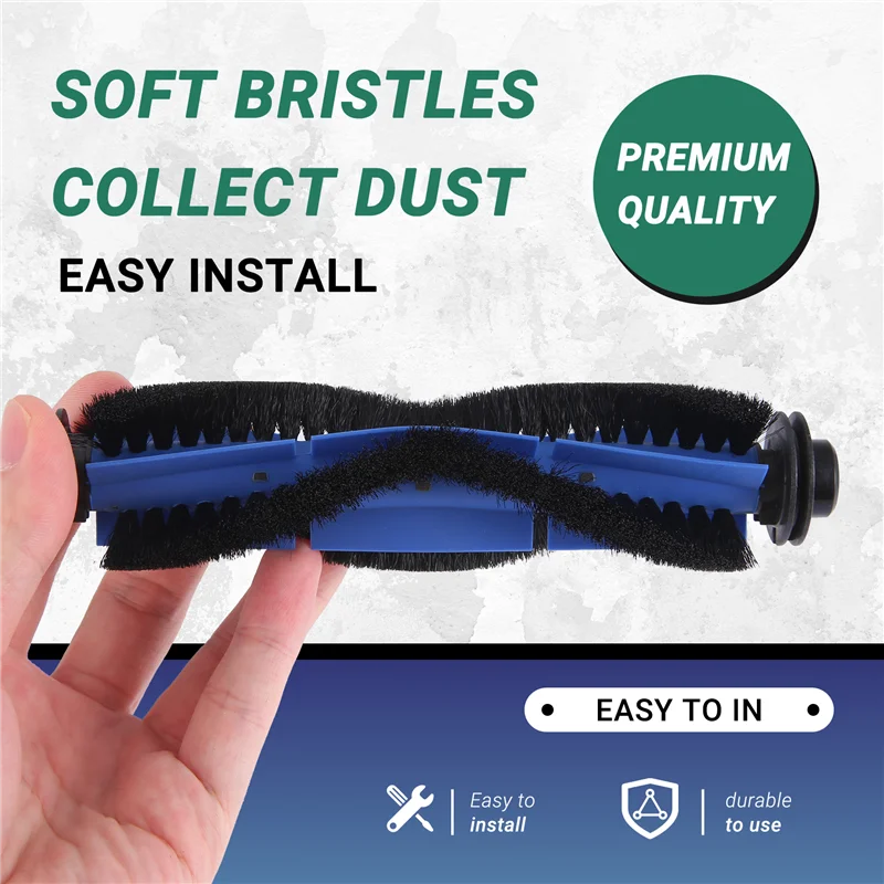 ABBK-交換用 Cecotec Conga 1090 990 Vital/Conga 999 Vital ロボット掃除機スペアパーツメインブラシ