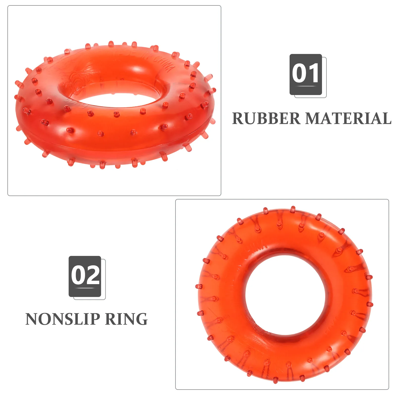 

Grip Exerciser Hand Workout Trainer Ball Finger Strengthener Grippers for Strengthening Trainers Rubber Device Fitness